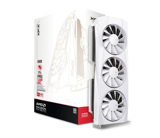 XFX Radeon RX 9070 QuickSilver Gaming OC White 16GB GDDR6 - 1321586 - zdjęcie